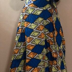 African prints skirt
